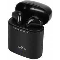 MT3589K R-PHONES TWS Słuchawki douszne  Bluetooth 4.2, TWS, powerbank, ładowarka 350mAh, czarne