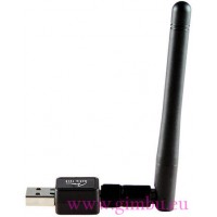 WLAN USB ADAPTER 11n - karta w standardzie IEEE 802.11n, USB, 150 Mbps, odkręcana antena 2dBi, nano