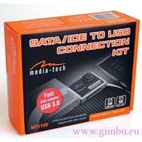 SATA, IDE TO USB CONNECTION KIT - Adapter napędu IDE, SATA NA USB 3.0