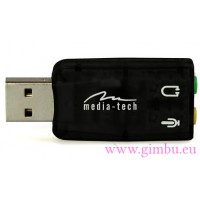 VIRTU 5.1 USB - Karta dźwiękowa USB, wirtualny dźwięk 5.1