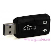 VIRTU 5.1 USB - Karta dźwiękowa USB, wirtualny dźwięk 5.1