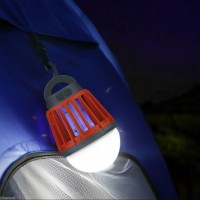 LIGHTING MOSQUITO BUSTER MT5702 MT5702 - Przenośna lampka LED z pułapką elektryczną UV przeciw komarom