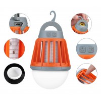 LIGHTING MOSQUITO BUSTER MT5702 MT5702 - Przenośna lampka LED z pułapką elektryczną UV przeciw komarom