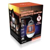 LIGHTING MOSQUITO BUSTER MT5702 MT5702 - Przenośna lampka LED z pułapką elektryczną UV przeciw komarom