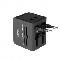 UNIVERSAL CHARGING TRAVEL ADAPTER MT6208 - Uniwersalna przejsciówka wtyczek elektrycznych z wbudowaną ładowarka USB+5V