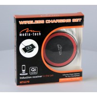 Wireless Charger Set  - Bezprzewodowa ładowarka indukcyjna do smartfonów + odBiornik indukcyjny micro USB.