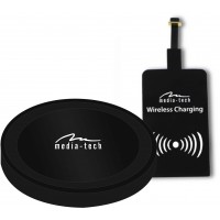 Wireless Charger Set  - Bezprzewodowa ładowarka indukcyjna do smartfonów + odBiornik indukcyjny micro USB.