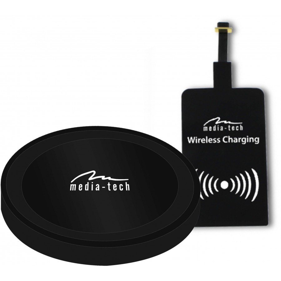 Wireless Charger Set  - Bezprzewodowa ładowarka indukcyjna do smartfonów + odBiornik indukcyjny micro USB.