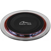 Cristal Wireless Charger Set - Bezprzewodowa ładowarka indukcyjna do smartfonów + odbiornik indukcyjny z micro USB