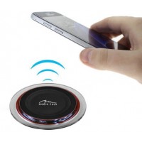 Cristal Wireless Charger Set - Bezprzewodowa ładowarka indukcyjna do smartfonów + odbiornik indukcyjny z micro USB