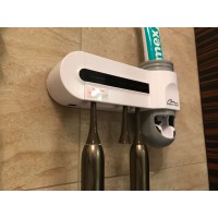 TOOTHBRUSH STERILIZER UV MT6508 - Łazienkowy sterylizator szczoteczek do zębów, lampa UV, dyspenser pasty