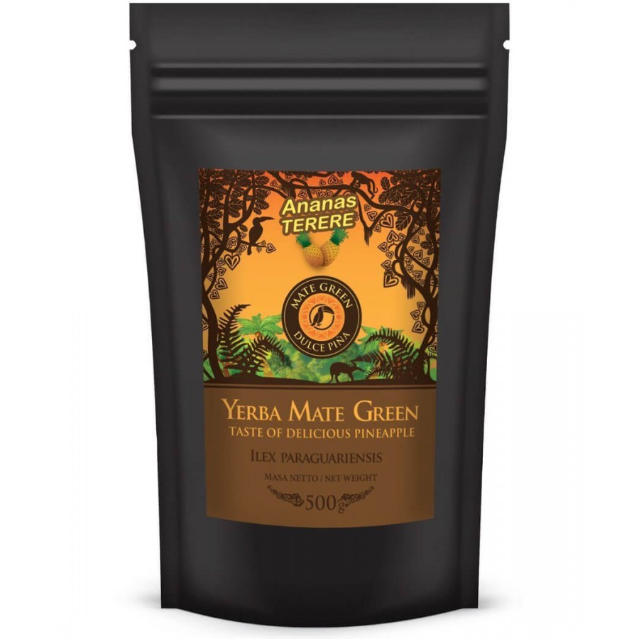 Yerba Mate Green Dulce Pina Ananasowa 500g