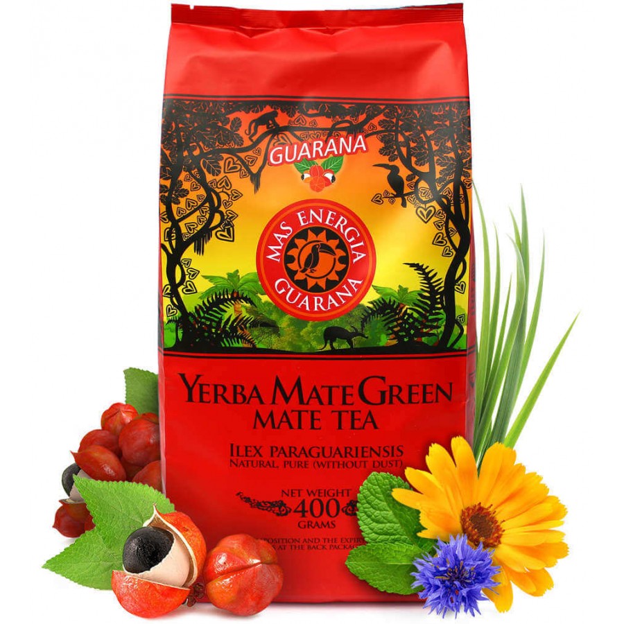 Yerba Mate Green Mas Energia Guarana 400g