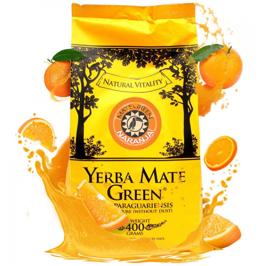 Yerba Mate Green Naranja 400g