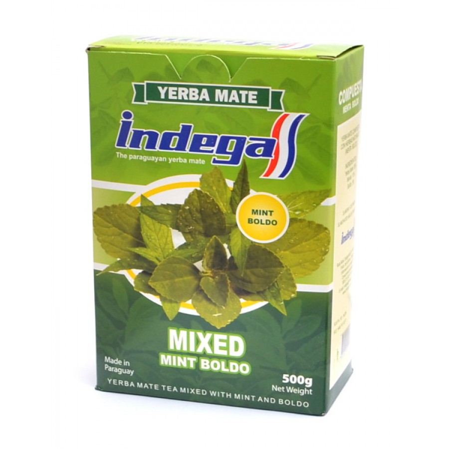 Yerba Mate Indega Compuesta Mint Boldo 500g