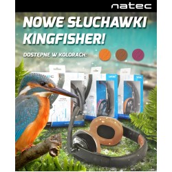 Nowe słuchawki z mikrofonem Natec Kingfisher