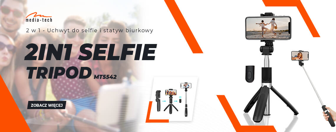 MT5542 2in1 SELFIE TRIPOD